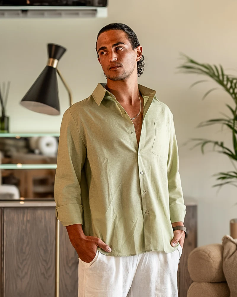 Cape Town - 100% Linen Shirt - Image 16