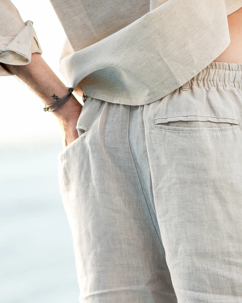 Casablanca - Premium Linen Shorts - Image 5