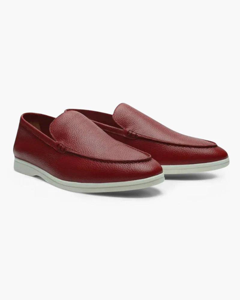 Old Money Cowhide Leather Loafers - Image 6