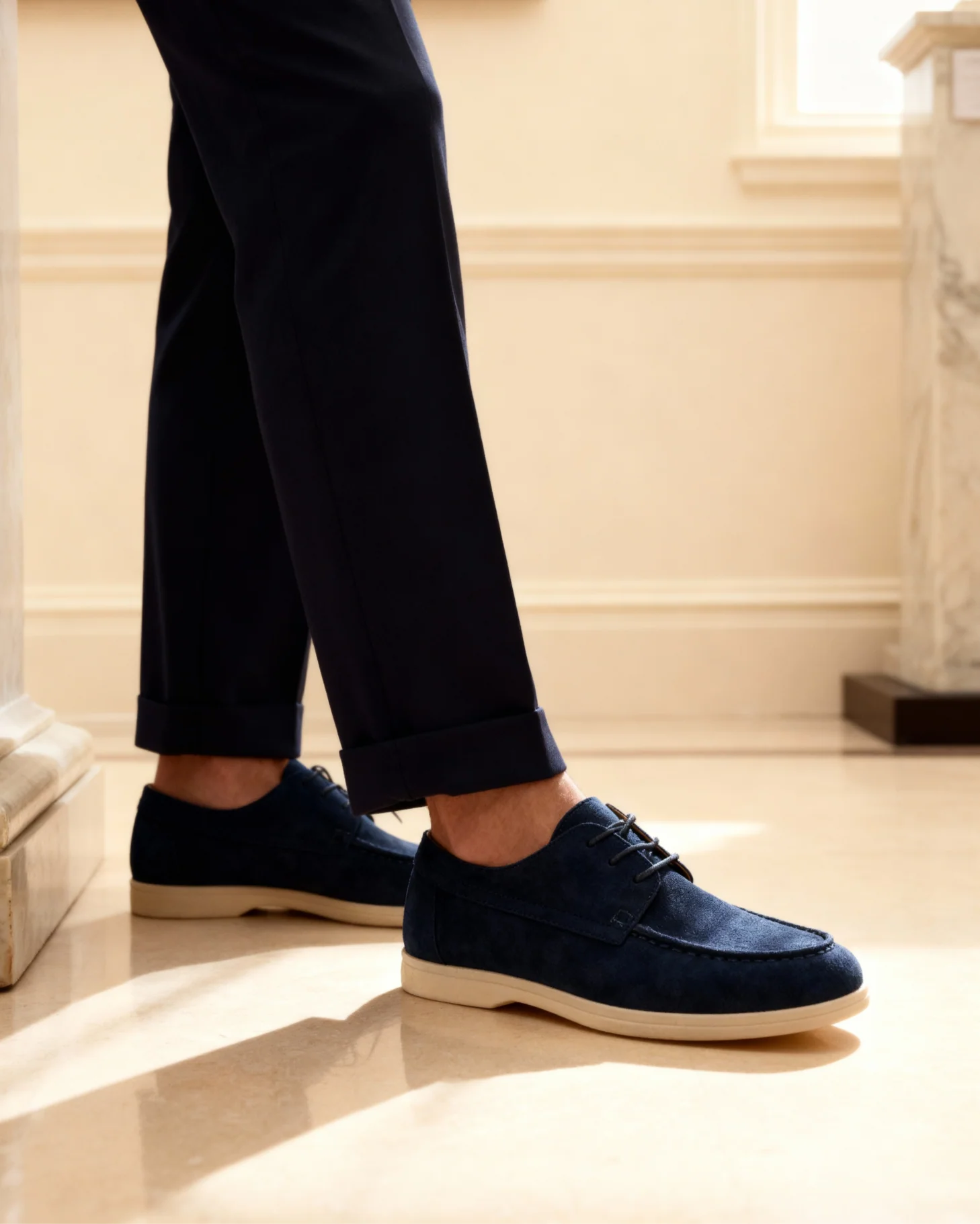 Premium Suede Lace Shoes - Image 16