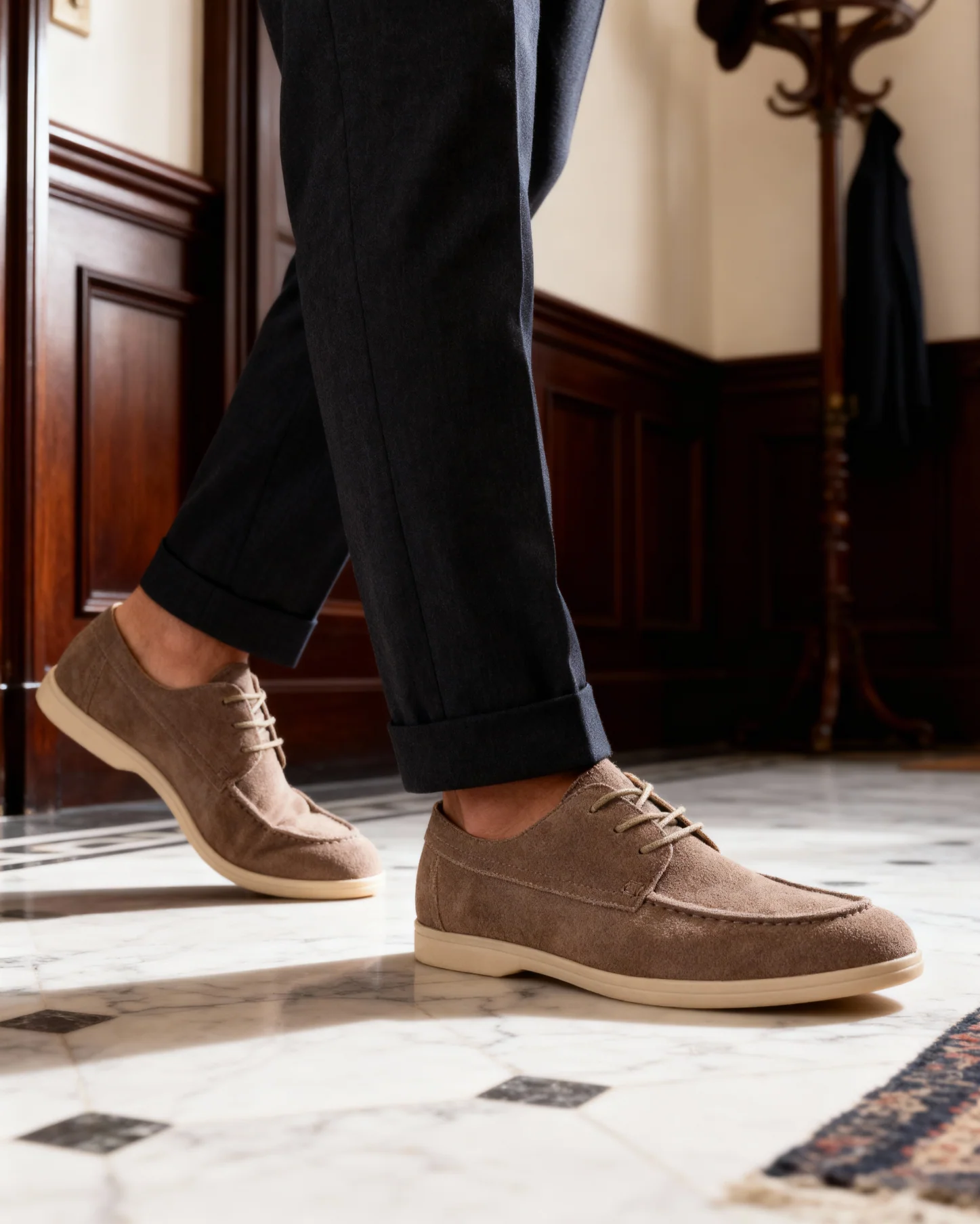 Premium Suede Lace Shoes - Image 4