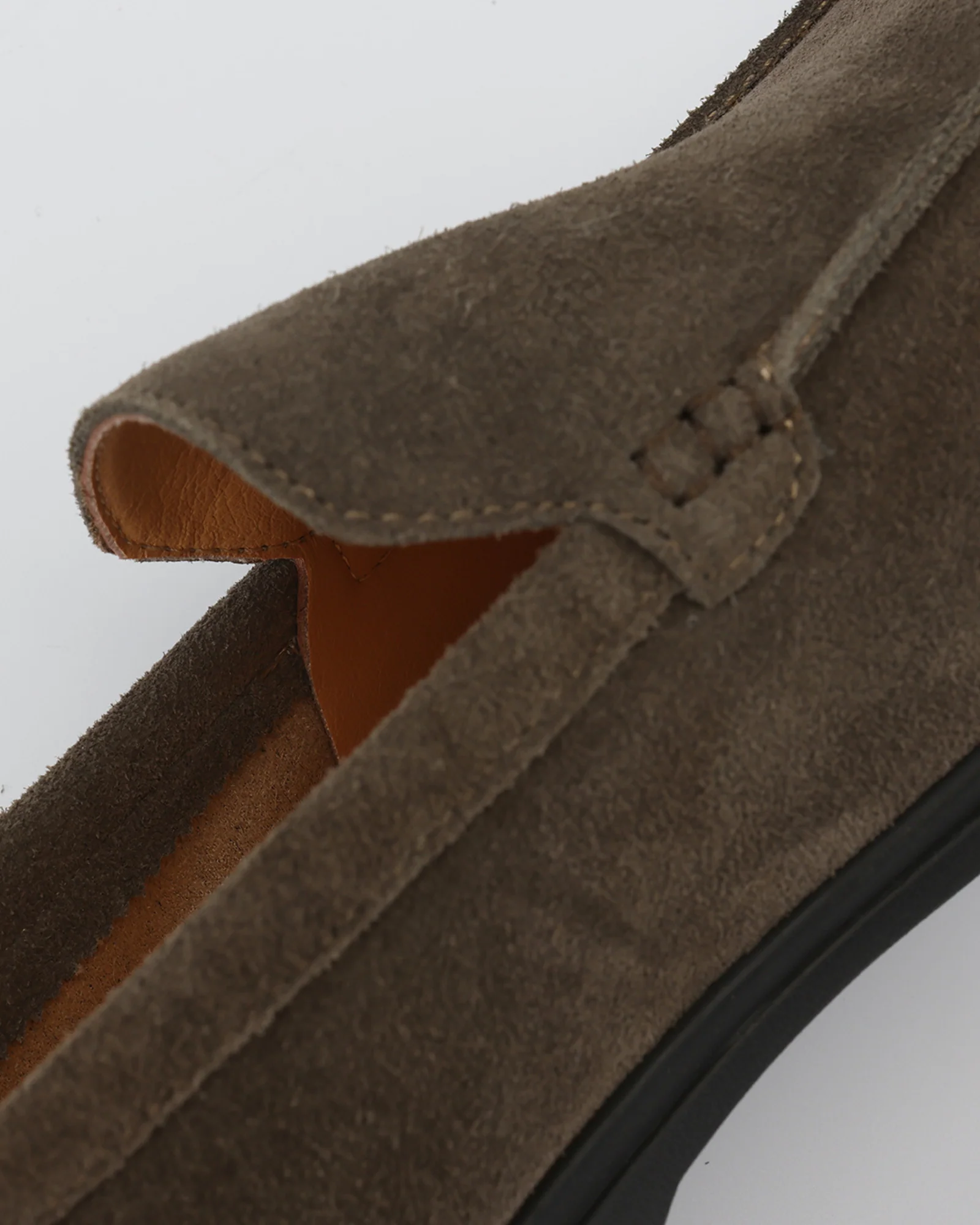 Premium Suede Loafers - Black Soles - Image 6