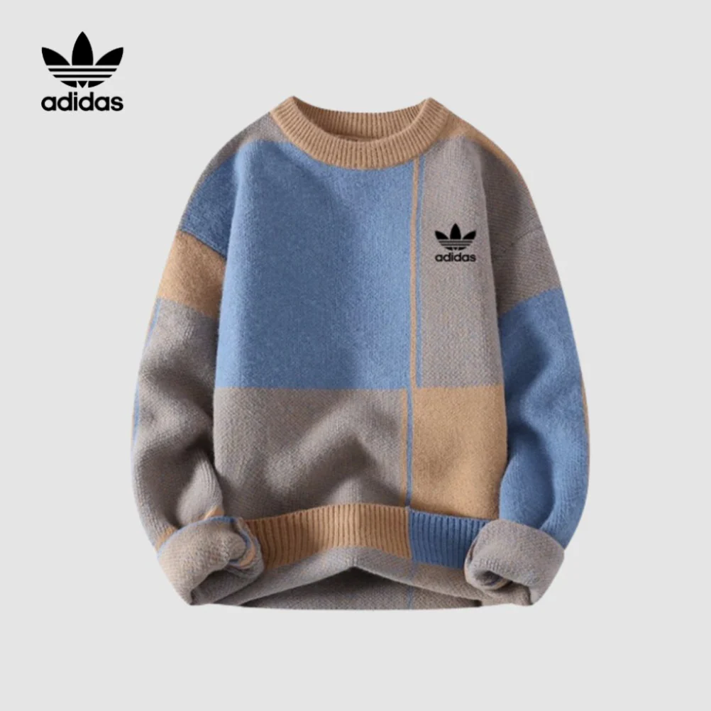 Retro Linear Nordic Sweater - Image 3