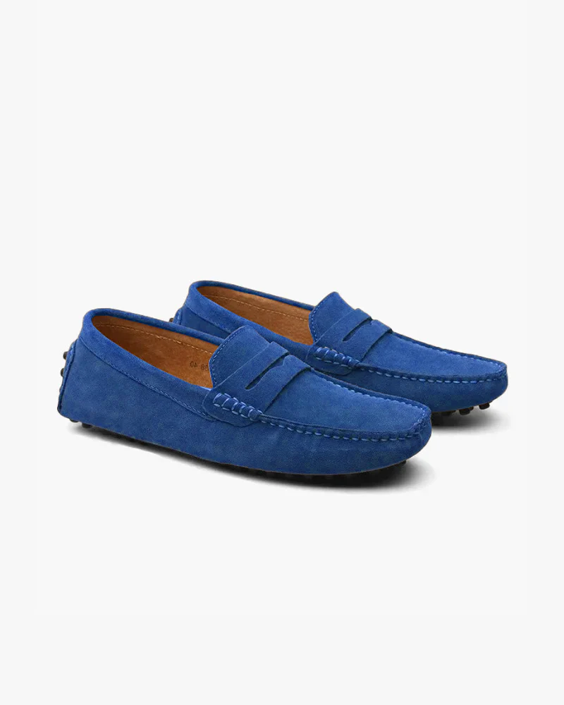 Suede Driver Loafers - Image 8